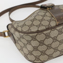 GUCCI GG Supreme Web Sherry Line Bag PVC Beige Gold Red 89 02 032 Auth mr1983-11