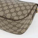 GUCCI GG Supreme Web Sherry Line Bag PVC Beige Gold Red 89 02 032 Auth mr1983-12