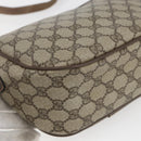 GUCCI GG Supreme Web Sherry Line Bag PVC Beige Gold Red 89 02 032 Auth mr1983-13