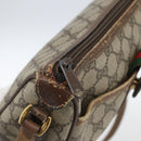 GUCCI GG Supreme Web Sherry Line Bag PVC Beige Gold Red 89 02 032 Auth mr1983-14