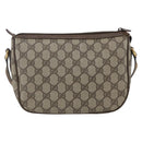 GUCCI GG Supreme Web Sherry Line Bag PVC Beige Gold Red 89 02 032 Auth mr1983-3