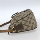 GUCCI GG Supreme Web Sherry Line Bag PVC Beige Gold Red 89 02 032 Auth mr1983-4