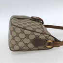 GUCCI GG Supreme Web Sherry Line Bag PVC Beige Gold Red 89 02 032 Auth mr1983-5