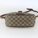 GUCCI GG Supreme Web Sherry Line Bag PVC Beige Gold Red 89 02 032 Auth mr1983-9