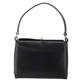 GUCCI Shoulder Bag Leather Black Gold Auth mr1988 - 0