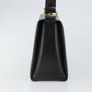 GUCCI Shoulder Bag Leather Black Gold Auth mr1988-5