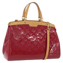 LOUIS VUITTON Monogram Vernis Blair MM Bag 2way Rose Andian M91798 Auth mr1990-1