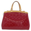 LOUIS VUITTON Monogram Vernis Blair MM Bag 2way Rose Andian M91798 Auth mr1990-2