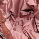 Stella MacCartney Chain Falabella Bag Polyester Brown Silver Auth mr1992-9