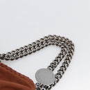 Stella MacCartney Chain Falabella Bag Polyester Brown Silver Auth mr1992-14