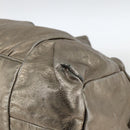 GUCCI Histeria Tote Bag Leather Silver Gold 197021 Auth mr1995-9