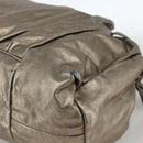 GUCCI Histeria Tote Bag Leather Silver Gold 197021 Auth mr1995-15