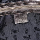 GUCCI Histeria Tote Bag Leather Silver Gold 197021 Auth mr1995-18