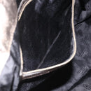GUCCI Histeria Tote Bag Leather Silver Gold 197021 Auth mr1995-22