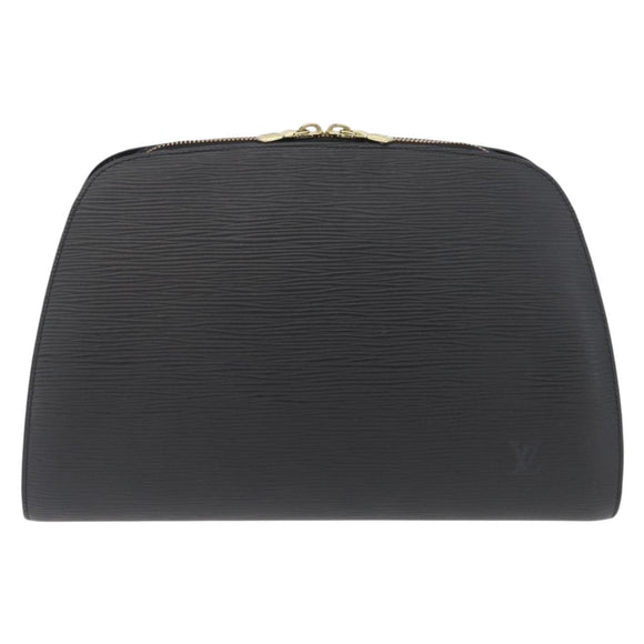 LOUIS VUITTON Epi Dauphine GM Cosmetic Pouch Black M48432 LV Auth mr1997