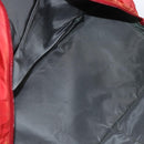 PRADA Boston Bag Nylon Red Silver Auth mr1998-11