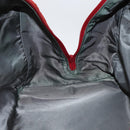 PRADA Boston Bag Nylon Red Silver Auth mr1998-23