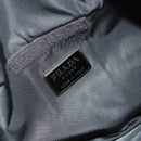 PRADA Boston Bag Nylon Red Silver Auth mr1998-25