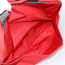 PRADA Boston Bag Nylon Red Silver Auth mr1998-30