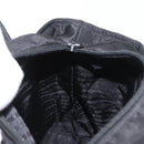 PRADA Hand Bag Nylon Black Silver Auth mr1999-18
