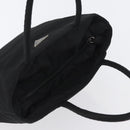 PRADA Hand Bag Nylon Black Silver Auth mr1999-6