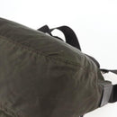 PRADA Shoulder Bag Nylon Khaki Silver Auth mr2000-16