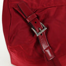 PRADA Backpack Nylon Red Silver Auth mr2001V-9