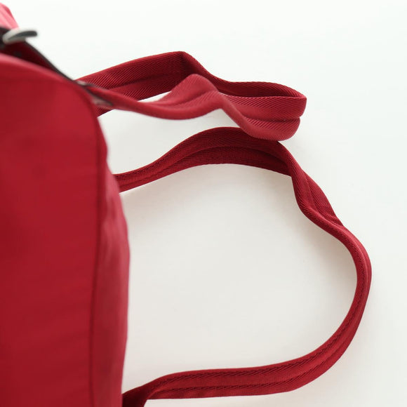 PRADA Backpack Nylon Red Silver Auth mr2001V