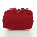 PRADA Backpack Nylon Red Silver Auth mr2001V-5