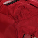 PRADA Backpack Nylon Red Silver Auth mr2001V-17