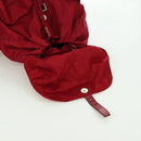 PRADA Backpack Nylon Red Silver Auth mr2001V-26