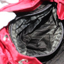 PRADA Backpack Nylon Red Silver Auth mr2001V-31
