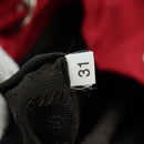 PRADA Backpack Nylon Red Silver Auth mr2001V-11