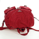 PRADA Backpack Nylon Red Silver Auth mr2001V-6