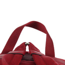 PRADA Backpack Nylon Red Silver Auth mr2001V-14