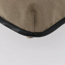 Chloe Shoulder Bag Canvas Beige Black Auth mr2002-15