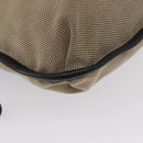 Chloe Shoulder Bag Canvas Beige Black Auth mr2002-16