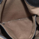 Chloe Shoulder Bag Canvas Beige Black Auth mr2002-23