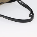 Chloe Shoulder Bag Canvas Beige Black Auth mr2002-7