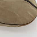 GUCCI Web Sherry Line Shoulder Bag Canvas Beige Silver 114871 Auth mr2006-10