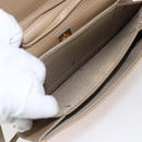 FENDI Zucchino Canvas Shoulder Bag Coated Canvas Orange Gold Auth mr2007-16