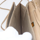 FENDI Zucchino Canvas Shoulder Bag Coated Canvas Orange Gold Auth mr2007-18