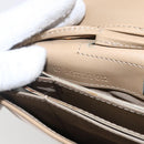 FENDI Zucchino Canvas Shoulder Bag Coated Canvas Orange Gold Auth mr2007-21