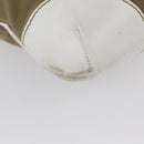 CHANEL Chain Tote Bag Canvas Beige Gold CC Auth mr2009-9