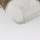 CHANEL Chain Tote Bag Canvas Beige Gold CC Auth mr2009-15