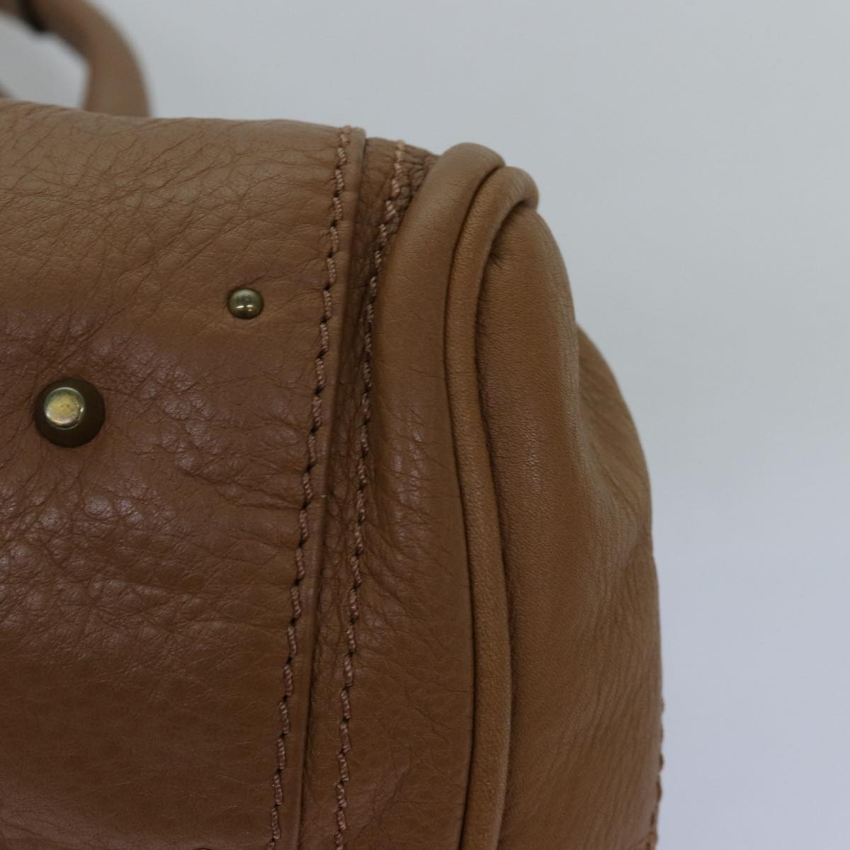 Chloe Paddington Hand Bag Leather Brown Auth mr201