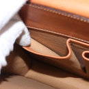 CELINE Macadam Canvas Hand Bag PVC Beige Gold Auth mr2012-25