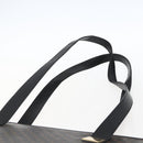 CELINE Macadam Canvas Draagtas PVC Leer Zwart Goud Auth mr2013-14