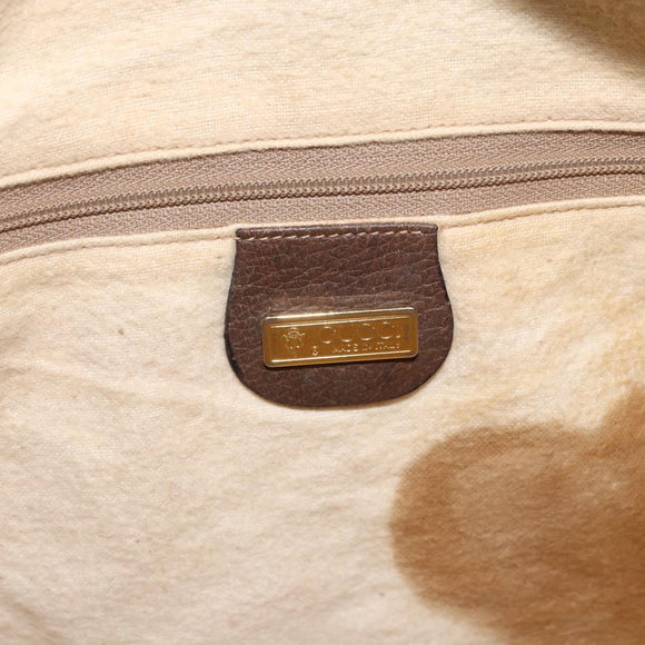 GUCCI GG Supreme Shoulder Bag PVC Beige Gold 001 256 0719 Auth mr2014