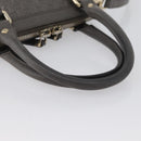 GUCCI Micro GG Canvas Guccissima Bag Leather 2way Gray Gold 449654 Auth mr2015-7
